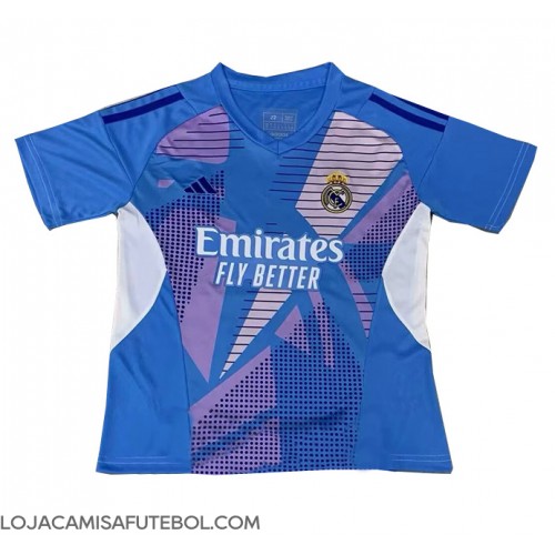 Camisa de Futebol Real Madrid Goleiro Equipamento Principal 2024-25 Manga Curta